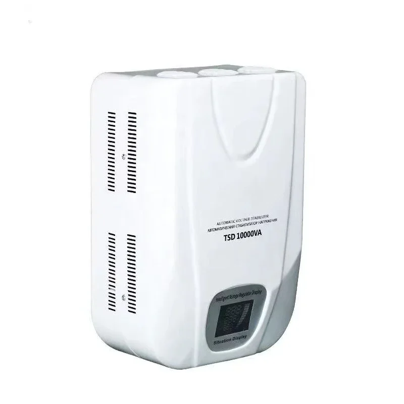 Wall Mounted Single Phase AC Copper Input 90V-250V Output 220V Servo Stabilizer 5kVA Automatic Voltage Regulator