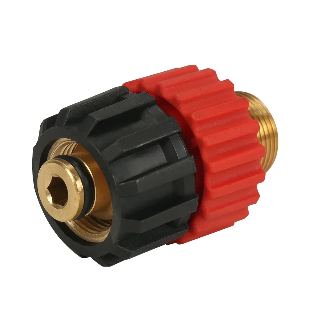 High Pressure Washer Swivel Connector M22 Car Washer Brass Rotating Adapter Swivel Coupling M22 Male + M22 Female