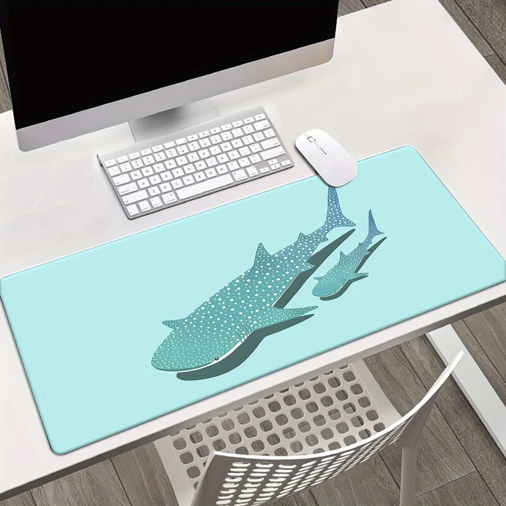 

The Whale-designed mouse pad is made of anti-slip and washable rubber material, suitable for office, gaming and home use