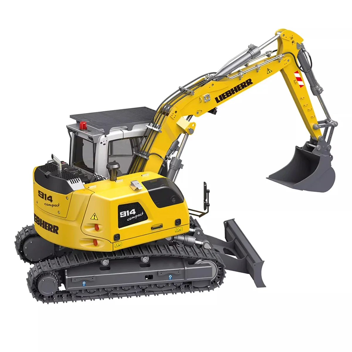 914 Excavator 1/14 RC Hydraulic Small Short Tail Excavator Metal Model RTR Radio Control Excavator Boy Remote Control Car Toy