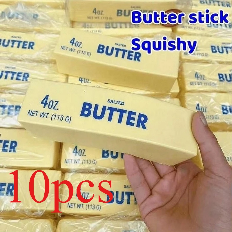 14cm Weicher Butter-Stick Quetschspielzeug Entspannungsspielzeug Langsam Aufsteigend Handentspannend Stressabbauendes Geschenkspielzeug