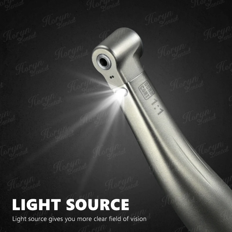 قبضة دن تال من الألياف 1:1 زر ضغط كونترا زاوية دن تال قبضة منخفضة السرعة لعيادة دن تال