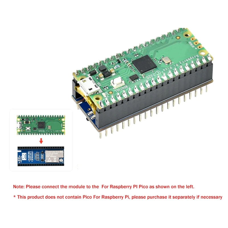 Dla Raspberry Pi Pico LORA karta rozszerzeń węzła Sx1262 moduł karty rozszerzeń obsługa protokołu Lorawan