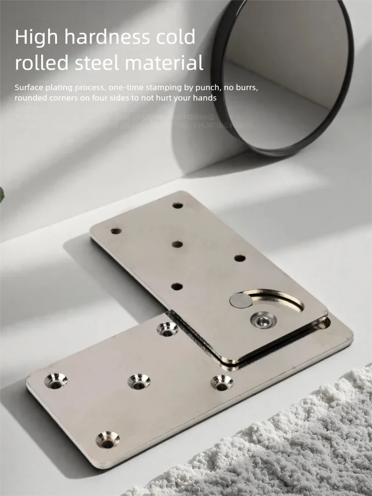 Multifunctional 90 Degree Swivel Folding Hardware Kit For Hidden Space Saving Drop Leaf Table Desk Top Conversion Mechanism