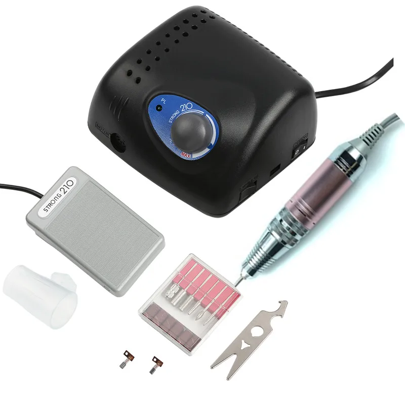 2020 NOVO STRONG 210 PRO X1 Handpiece 105L 40000 RPM Micromotor Odontológico Polimento elétrico prego broca manicure máquina