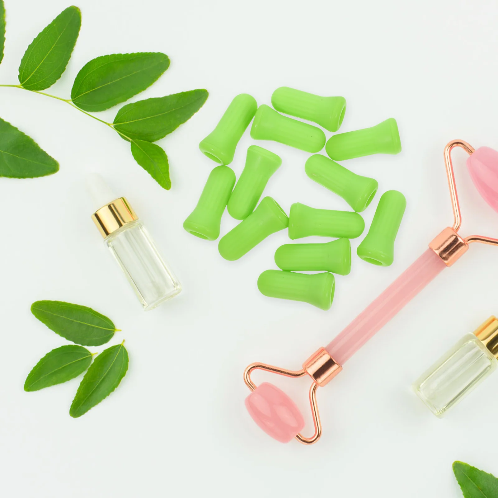 

Портативный мини-силиконовый набор для банок, массажный набор для области вокруг глаз, мягкий инструмент для банок на лице для релаксации, присоски, массажный инструмент