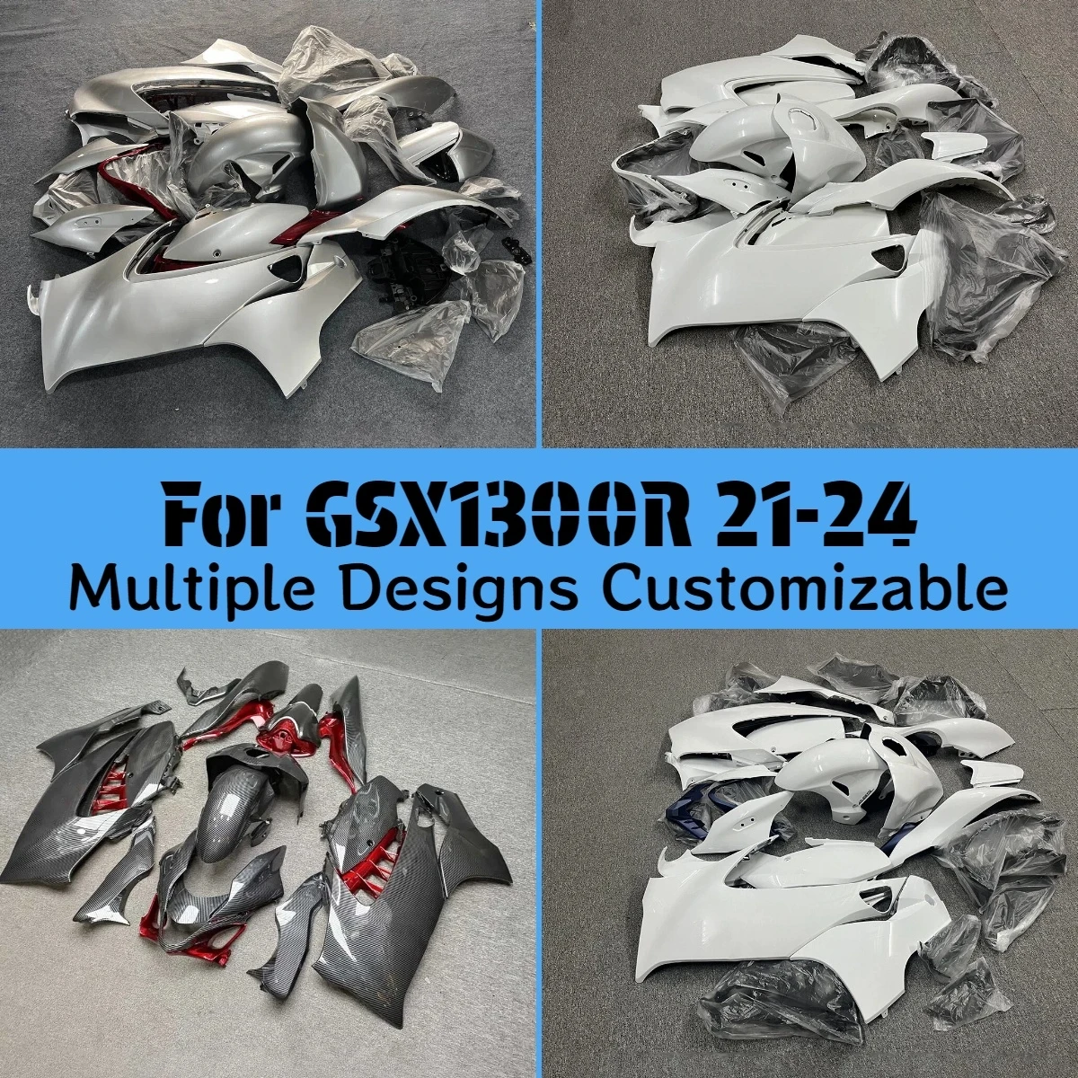 

Body Parts Fairing Kit GSX 1300R 2021 2022 2023 2024 Motorcycle ABS Fairings Injection Bodywork Set for GSX1300R 21 22 23 24