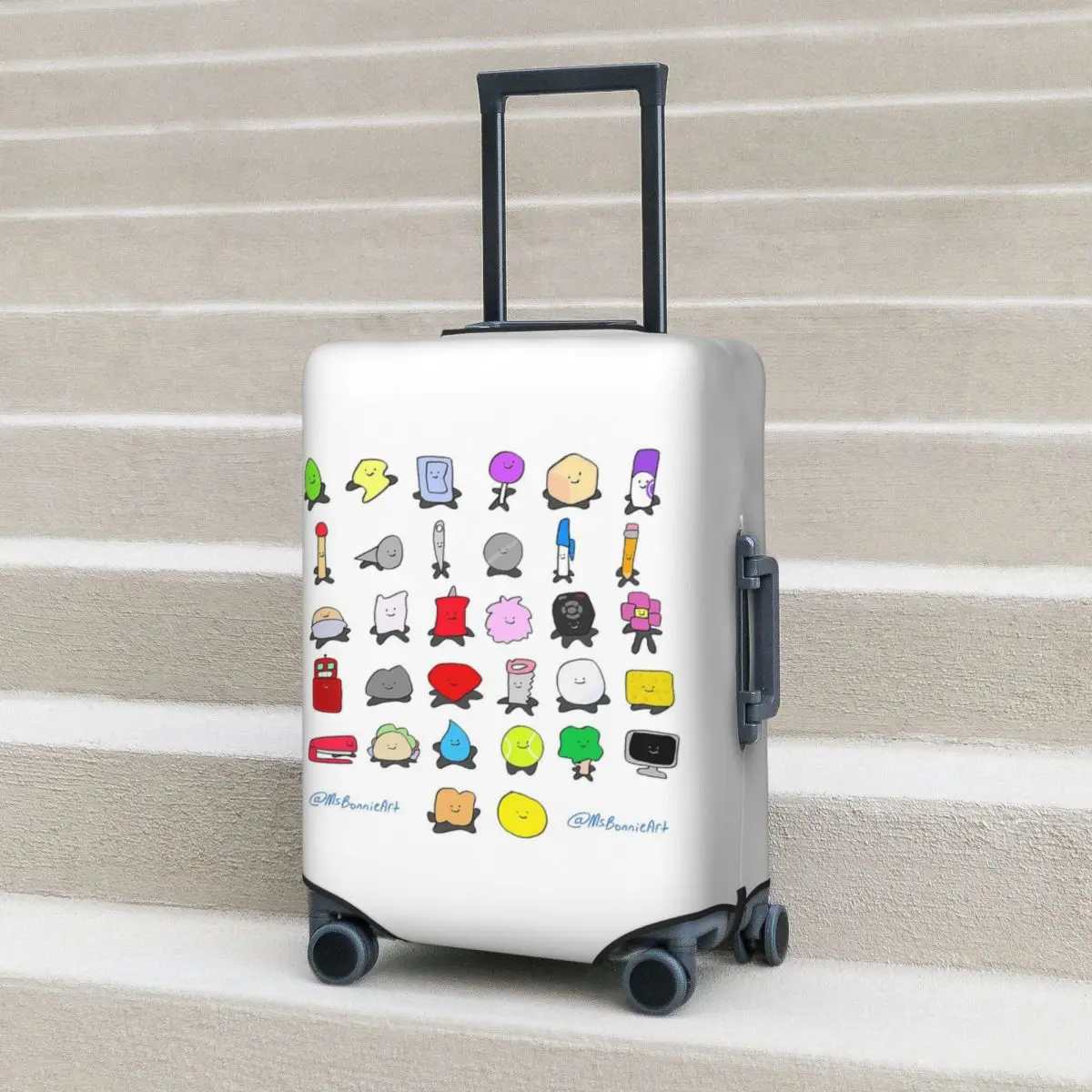 

Bfdi All Contestants Pack Part Suitcase Cover Protection Elastic Travel Luggage Protector Covers for 18-32 Inch