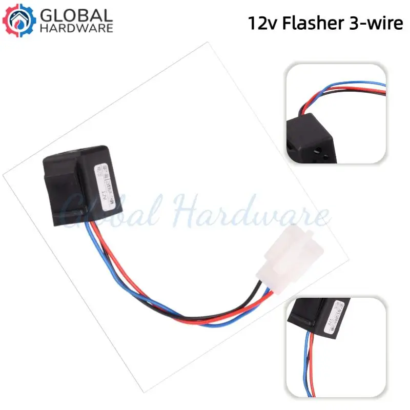 Three wire 12V LED Adjustable Light Flasher Blinker Relay Fix For Turn Indicator LED Light Relay Relay Indicator Relay