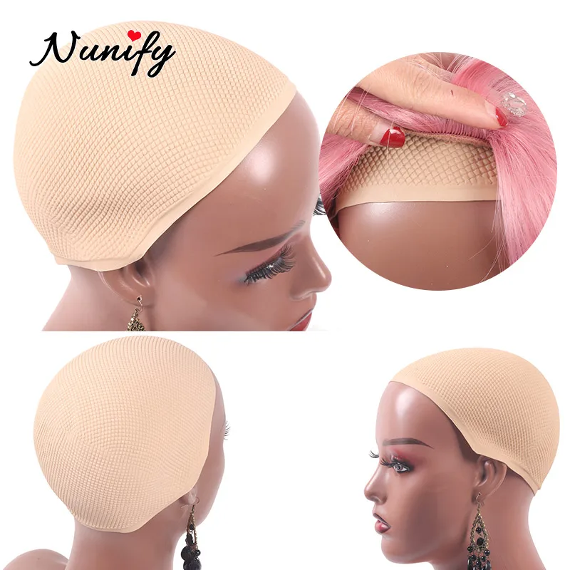 Nunify Universal Silicone Hair Caps For Mannequin Head To Display Wigs Non-Slip Silicone Cap On Wig Head Professional Pvc Hat