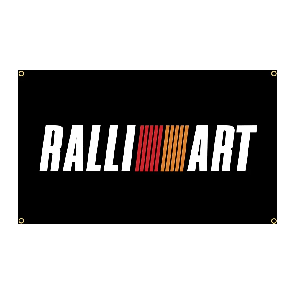 90x150cm Ralliarts High Performance Racing Car Flag Polyester Printed Garage or Outdoor Decoration Banner Tapestry