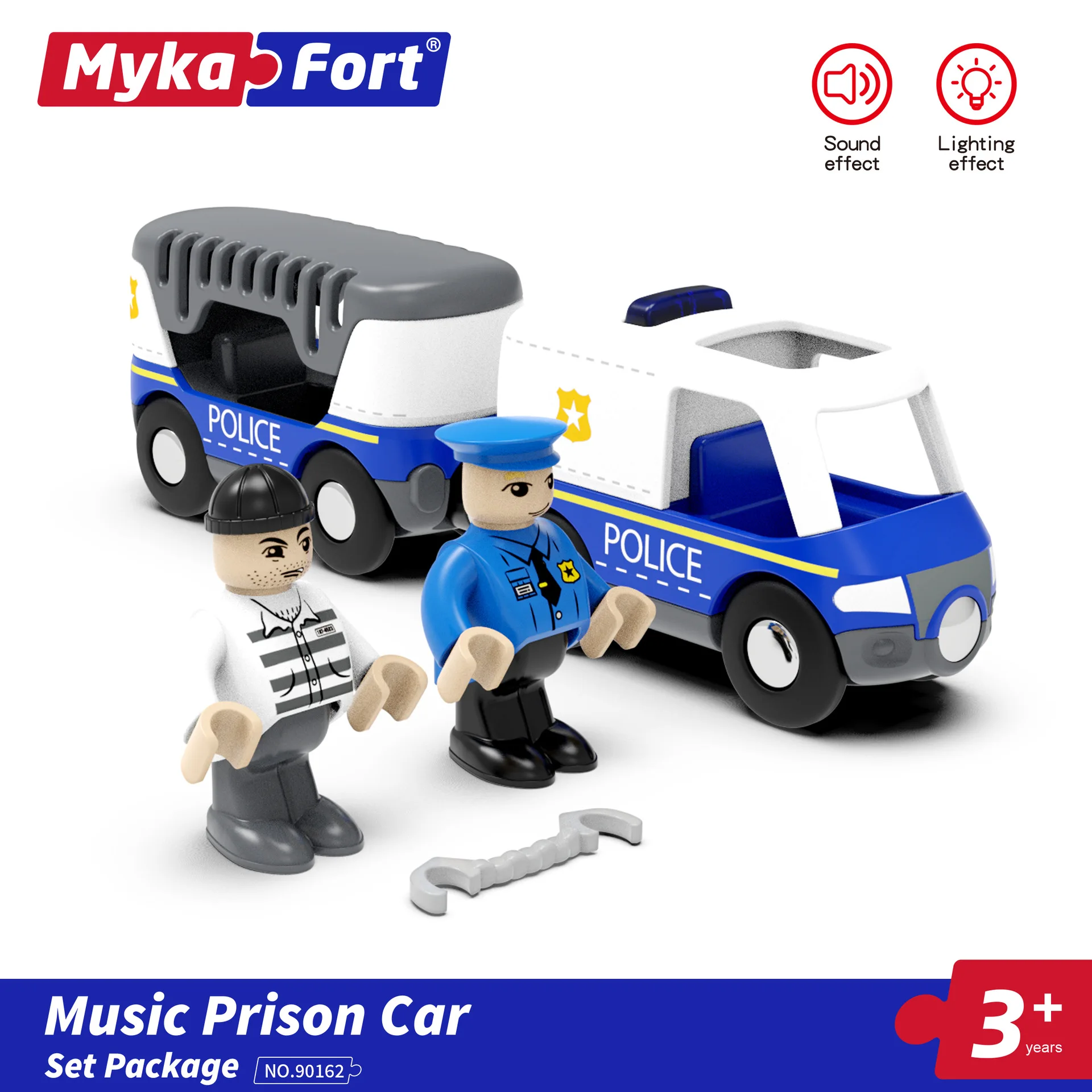 

Plastic Fire Truck Magnetic Train Car Ambulance Gangster Traffic Toy Compatible All Wood Track Kids Xmas Gifts