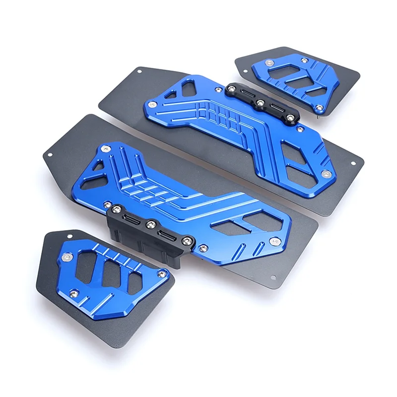 Motorcycle Footrest Footpads Foot Pegs Pedals Plate Pads for HONDA ADV350 ADV-350 ADV 350 2022 2023(Blue)