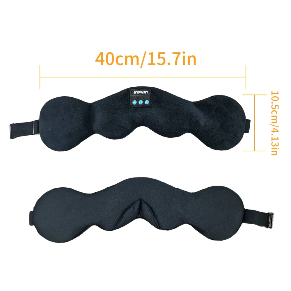 Masque pour les yeux Bluetooth avec écouteurs pour dormir Masque de sommeil Bluetooth confortable avec écouteurs immersifs pour un sommeil paisible