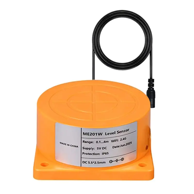 B04C-Tuya Wifi Ultrasonic Liquid Level Sensor Remote Water Tank Oil Level Detect Controller Smart Life App Real-Time US Plug