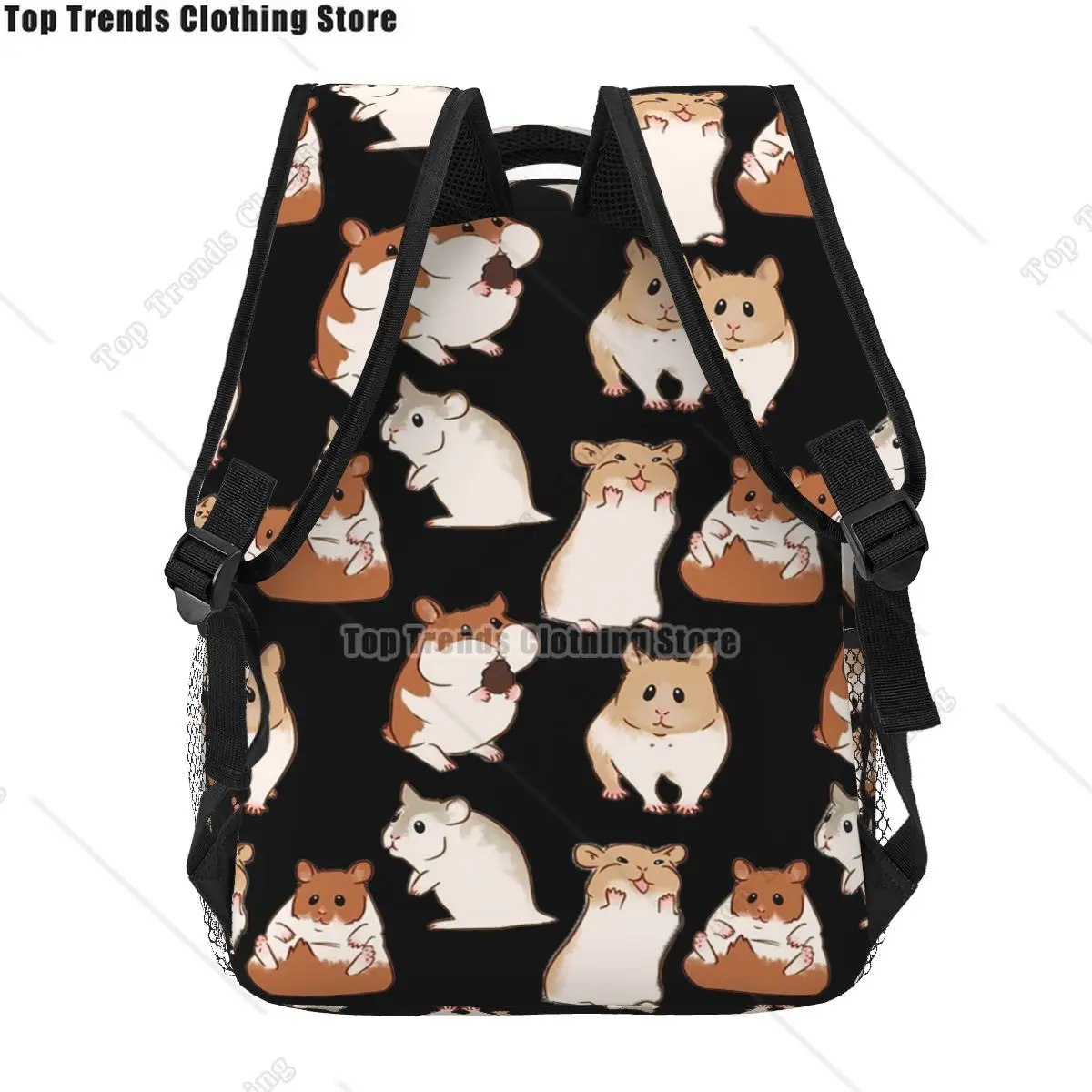 لطيف الهامستر نمط حقائب الظهر بنين بنات الكتب الطلاب الحقائب المدرسية الكرتون حقيبة سفر حقيبة كتف سعة كبيرة