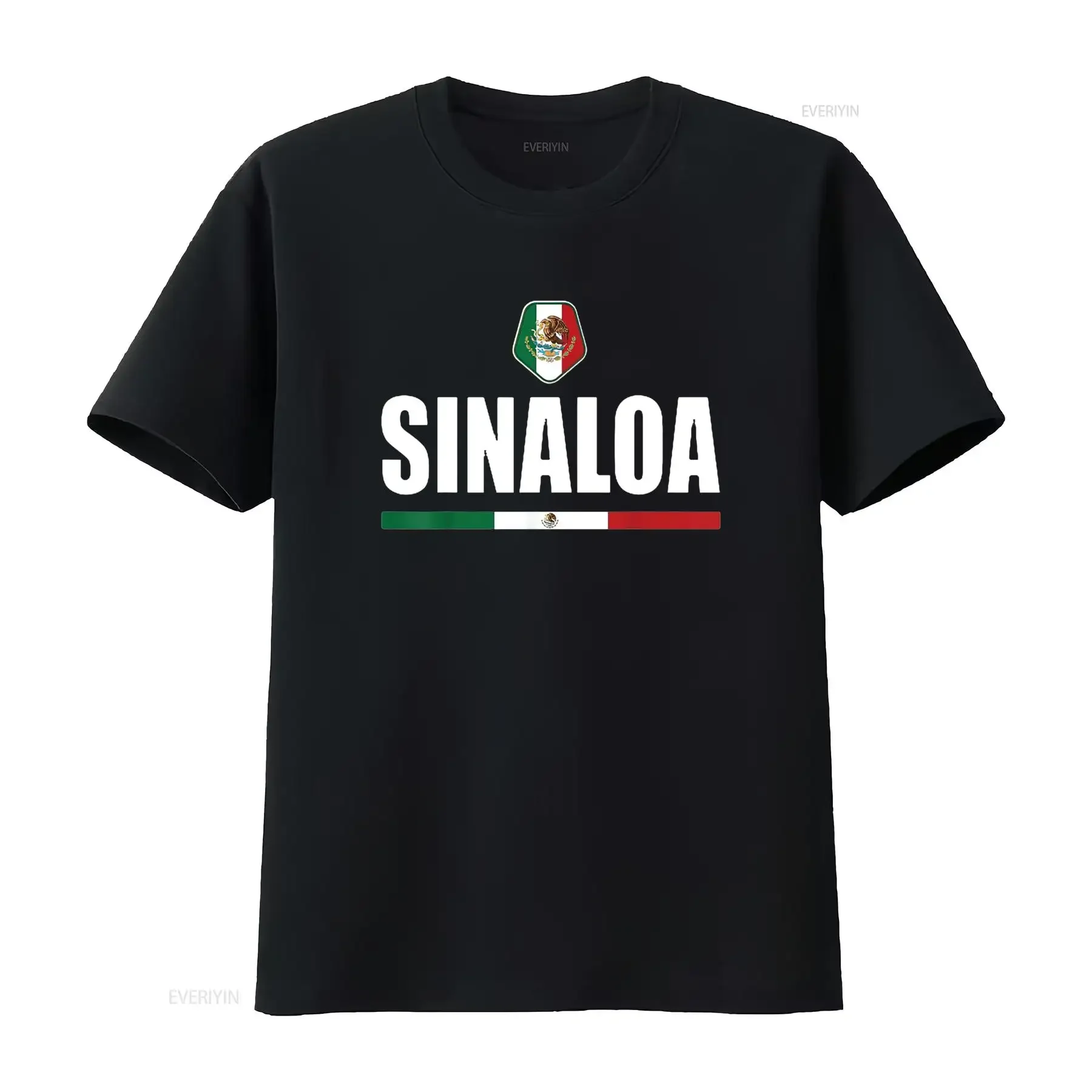 Novedad Sinaloa México viaje Sinaloense Mochis camiseta negro medio vintage lavado Unisex moda gráfica