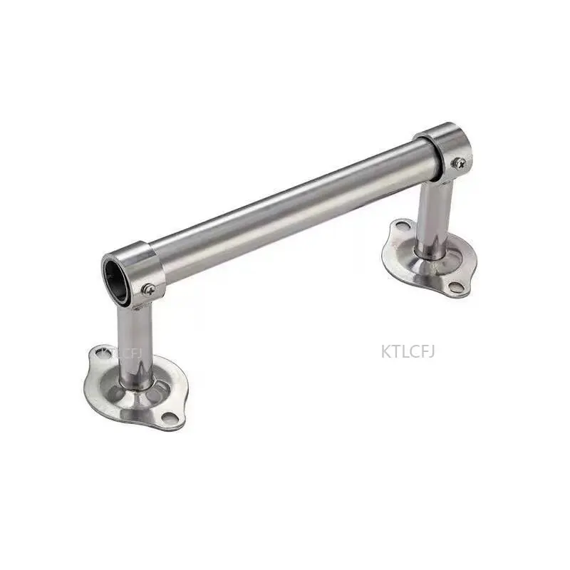 KTLCFJ 1pcs Bracket Tube Flange Bracket Wall Mount Cloth Rack Pipe Bracket Stainless Steel Flange Pipe