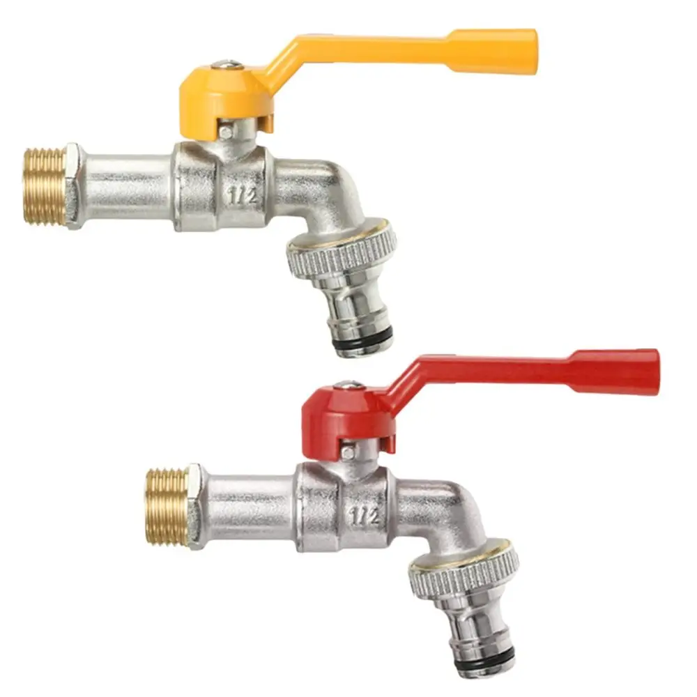 جميع النحاس صنبور مياه الصنبور واحد إلى واحد خارج 4/6/8 نقاط المياه الفاصل موصل الموضوع حديقة صمام الري التبديل #5