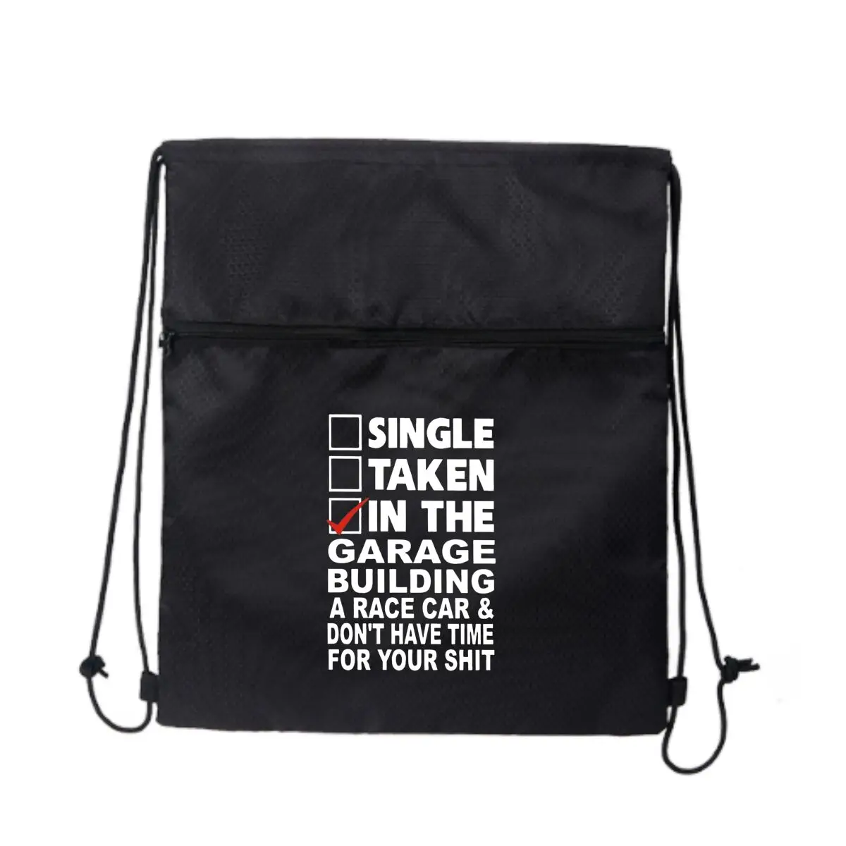 

Гараж — тематический контрольный список. Стильная сумка на молнии на шнурке для спортзала: спортивный дизайн для любителей фитнеса.