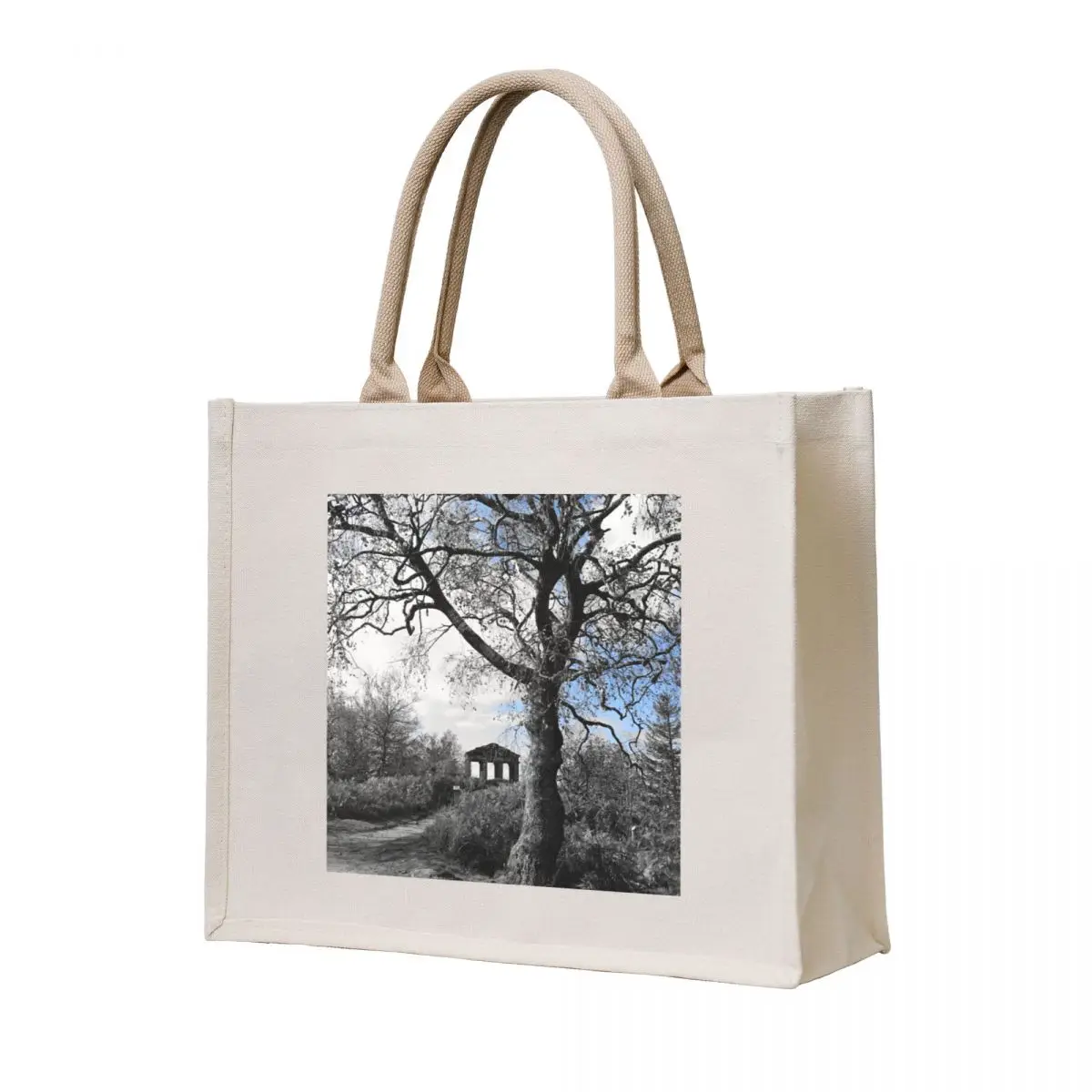 nature trees like a painting Tote Bag shopping bags foldable Cloth bag custom canvas bag custom fabric