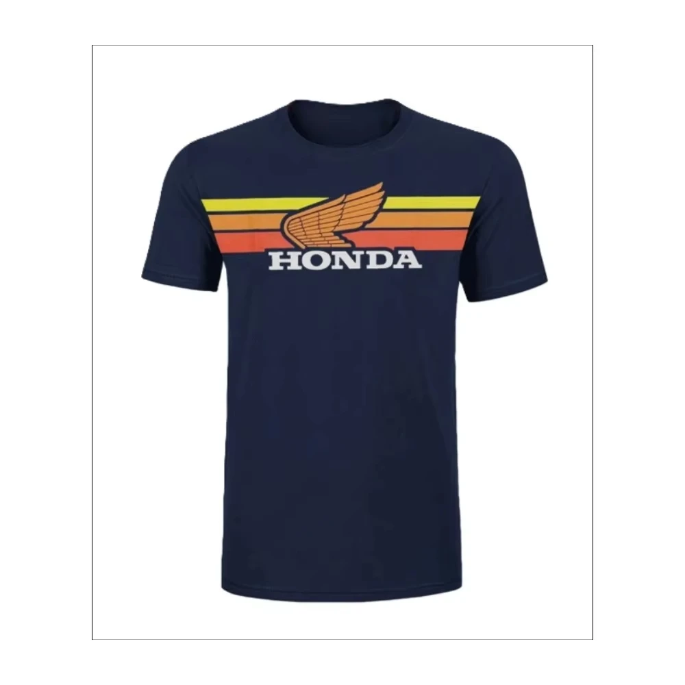 

HONDA 2026 New Hot Summer Honda Men's and Women's T-shirt Cotton Shirts Spring and Autumn Dream Motorcycle Off-road Fashion Top