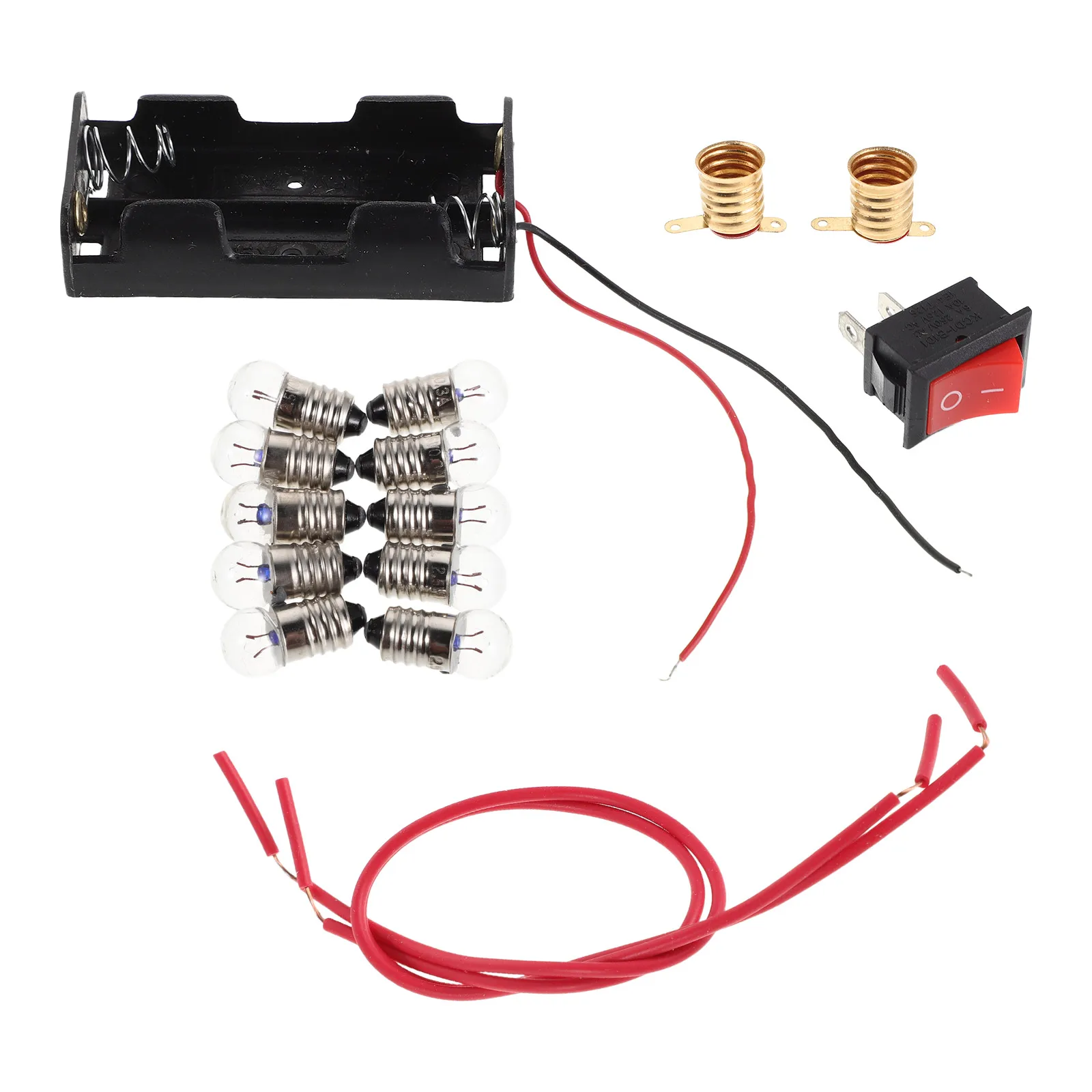 

4 set Mini Electricity Board Circuit Kit Kids Electrical Experiment Set Plastic Circuit Board For Classroom ,