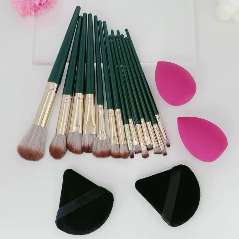 14pcs High-Quality Makeup Brushes Super Soft, Fluffy,for Full Face and Eye Detailing Foundation, Contouring, and Blending
