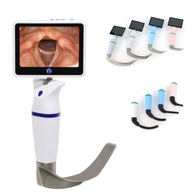 Laryngoscope Anesthesia Price Intubation Reusable Video Laryngoscope With disposable blades