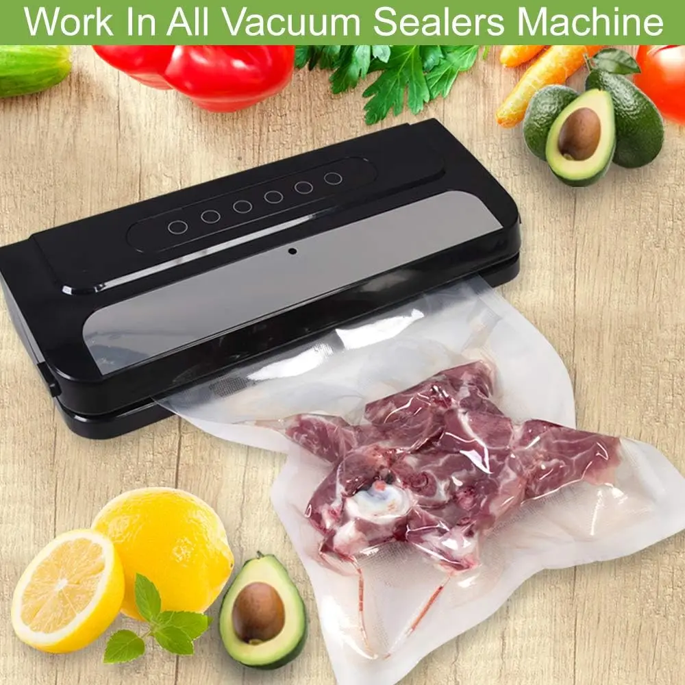 Thick Vacuum Sealer Bags with Commercial Grade,BPA Free,Heavy Duty.Vacuum Sealer Freezer Bags Compatible with Any Sealer Machine