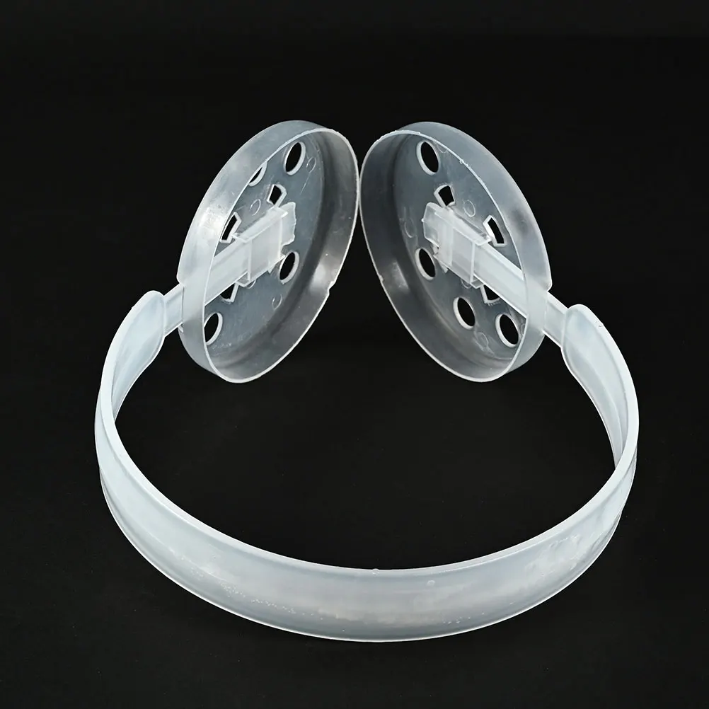 4 pcs Ear Cup Plastic Muffs Warm Earmuff Frame Holder Diy Rack Shelf for Making Winter