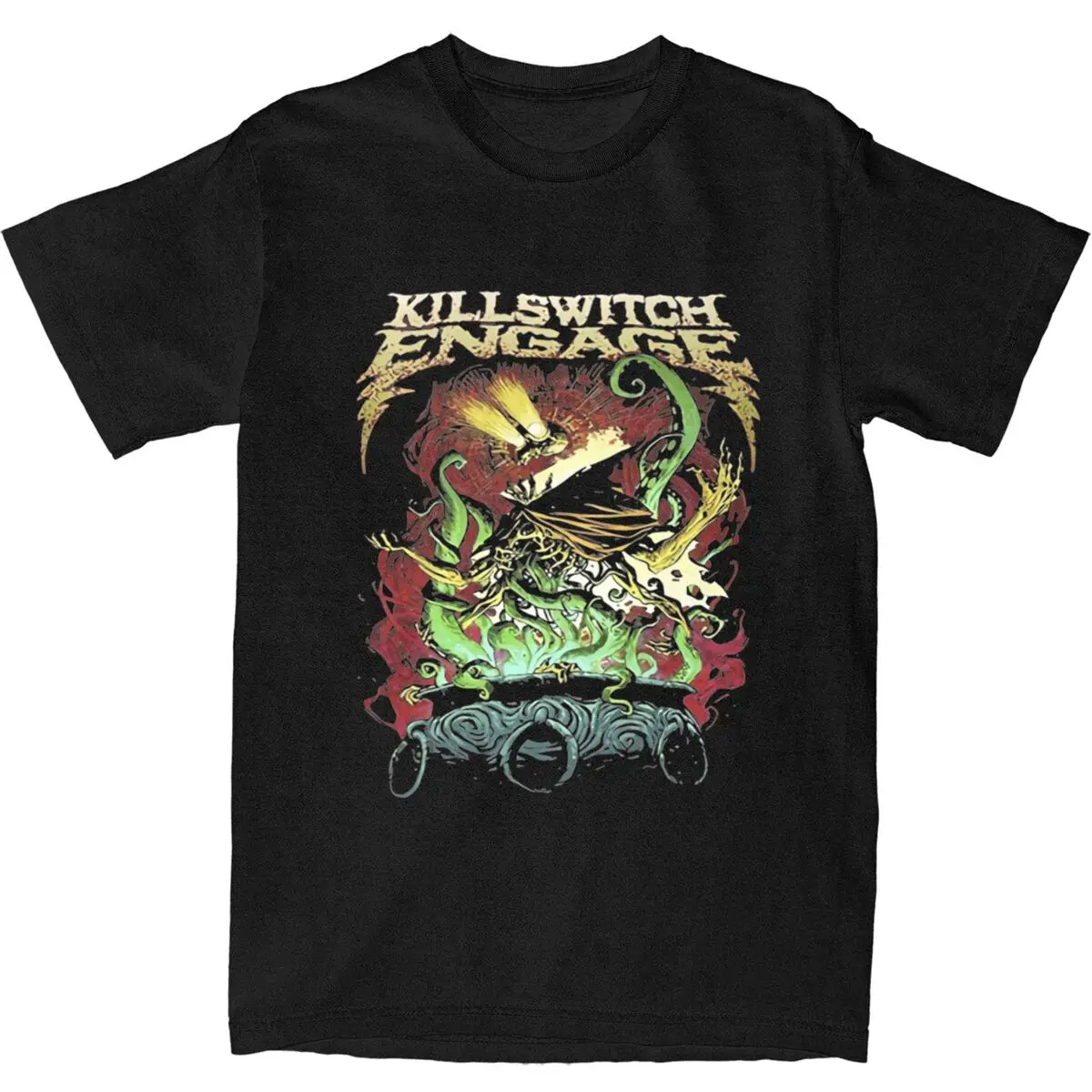 

T-Shirt Killswitchs Engages Rock Music Band Cotton T Shirts Heavy Metal Tee Shirt for Men's Summer Y2K Casual Short Sleeve Tops