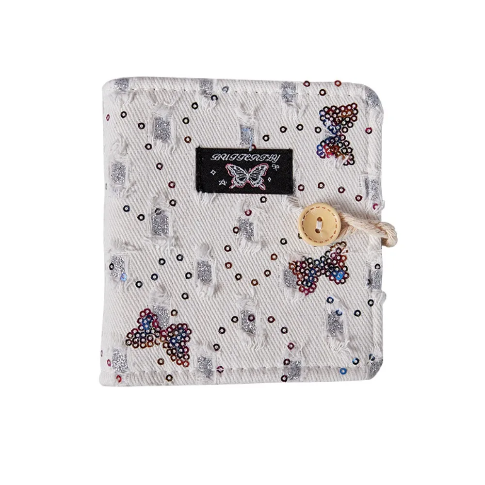 

Loose-leaf Cowboy Photo Album Butterfly 3inch Butterfly Postcard Holder Exquisite Ins Idol Card Storage Collect Book