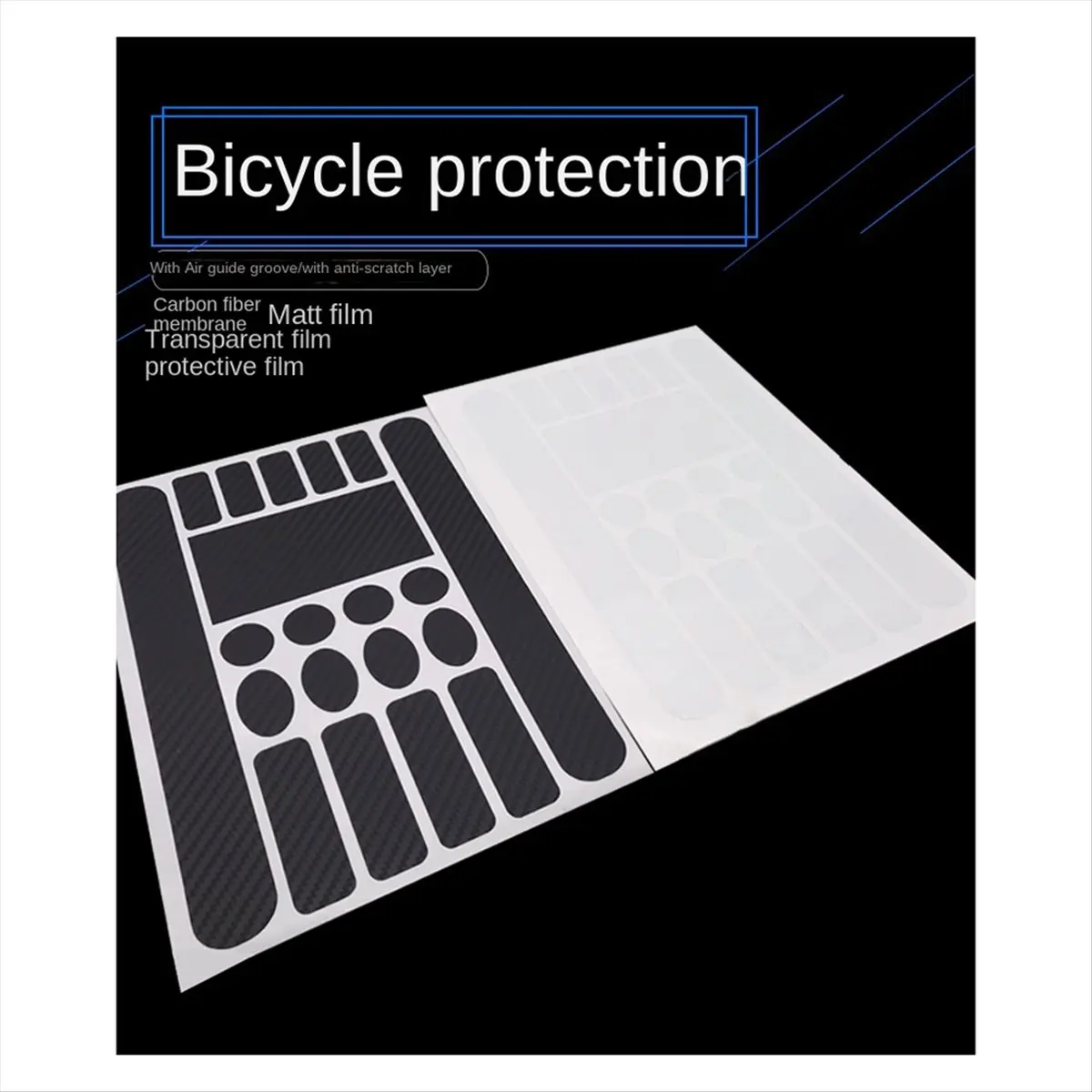 ONGE دراجة هوائية جبلية الطريق دراجة دراجة المضادة للخدش سلسلة حامي دراجة الإطار حامي واقية طلاء السيارات فيلم C