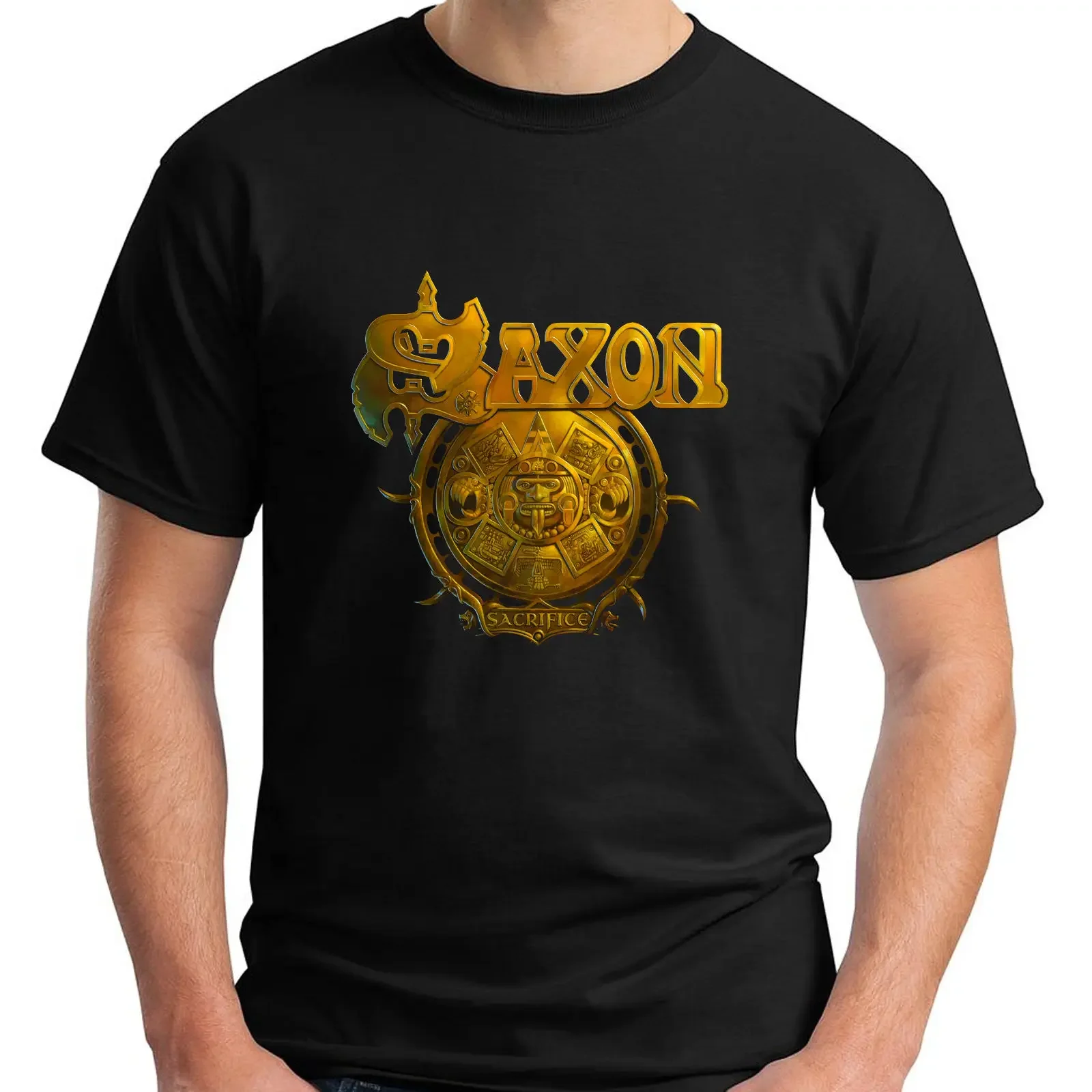 Saxon Camisetas Heavy Metal Mujer Saxon Sacrifice Reino Unido