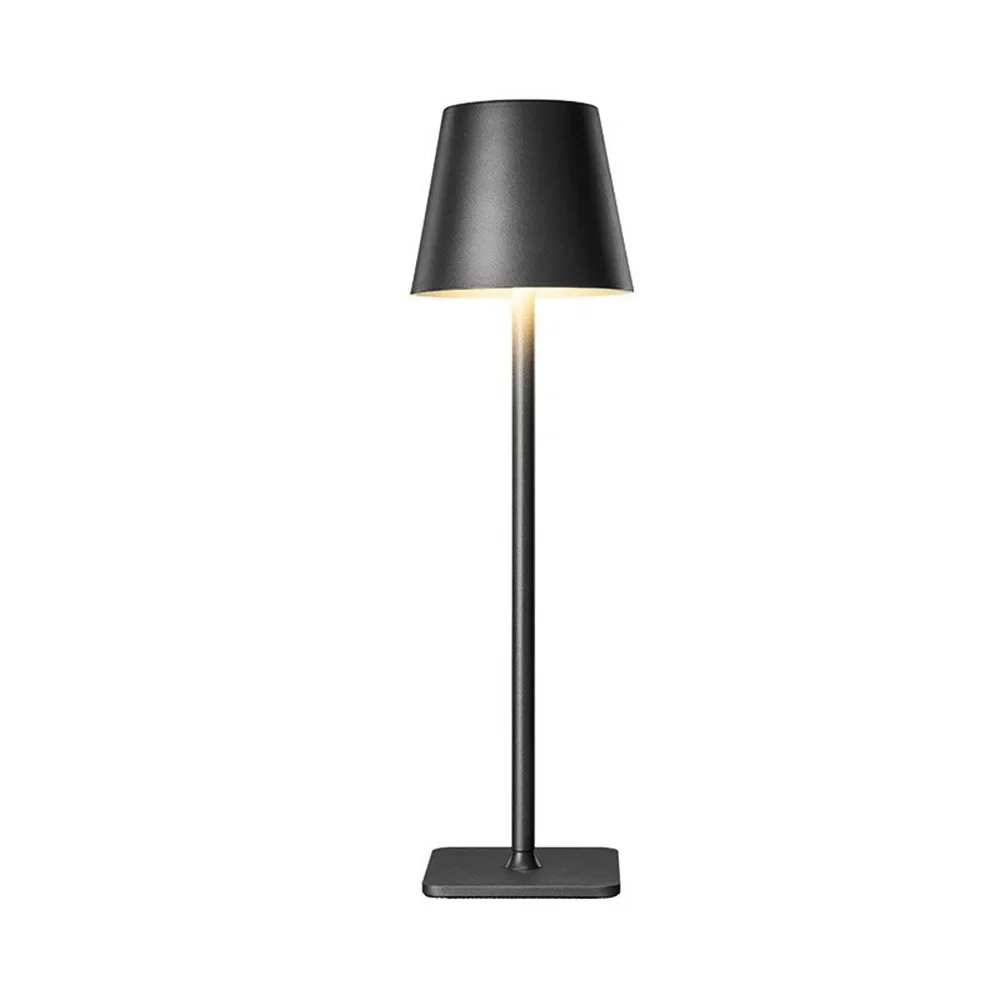 Lampe LED Tactile en Métal, Rechargeable, Luminaire Décoratif d'Nik, Idéal pour un Bar, une Table Basse, un Restaurant ou une Chambre à Coucher