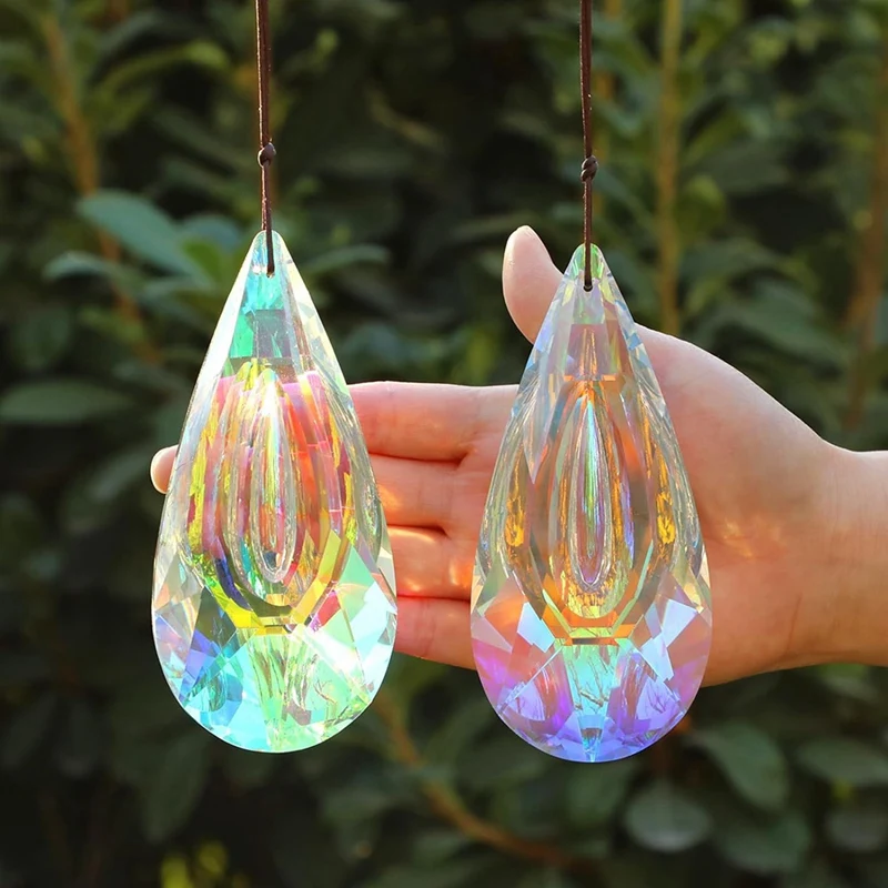120Mm Crystal Suncatcher Windows Hanging Ornaments Rainbow Maker Pendant Prism Light Catcher Window Hanging image 6