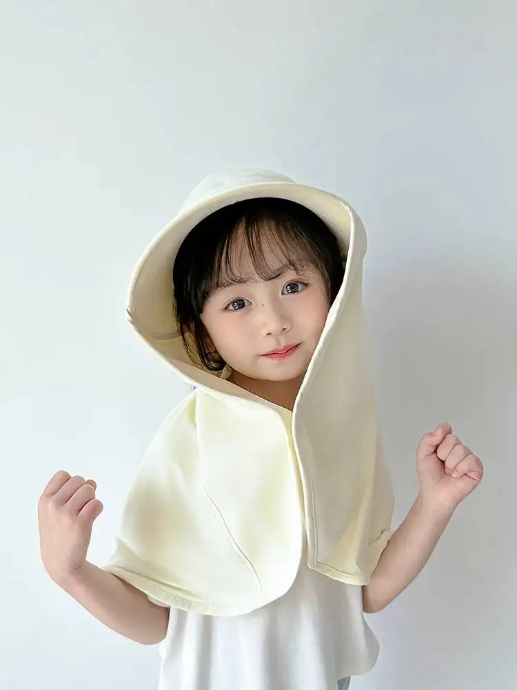 Imagen 5: Sombrero de Sol para Niños Verano 2026 con Protección UV, Ala Ancha, Cobertura Completa del Cuello, Transpirable, para Playa y Exteriores, Ligero y Resistente al Viento