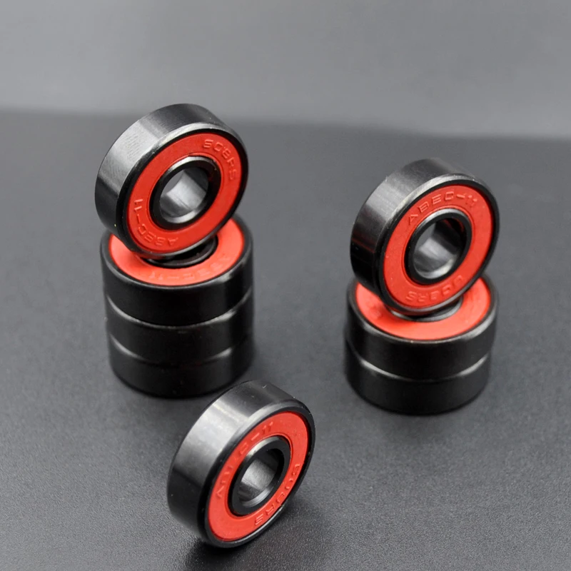 8pcs/4pcs 608RS  high speed  Ball Bearing 8*22*7 8x22x7MM hybrid ceramic ball bearing Bearing Steel ABEC-11 Skateboard