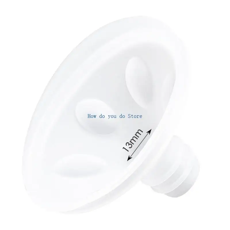 

19QF Practical Breast Flange Attachment Milk Collector 13mm to 24mm Compatible Breast Conversion Insert Adapter