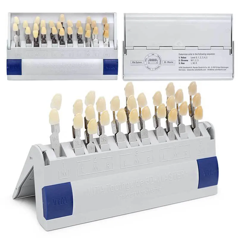 VITA 29 Colors Teeth Shade Guide Classical Denture 3D Master Shades Toothguide Dental Lab Equipment Teeth Whiting Tooth Model