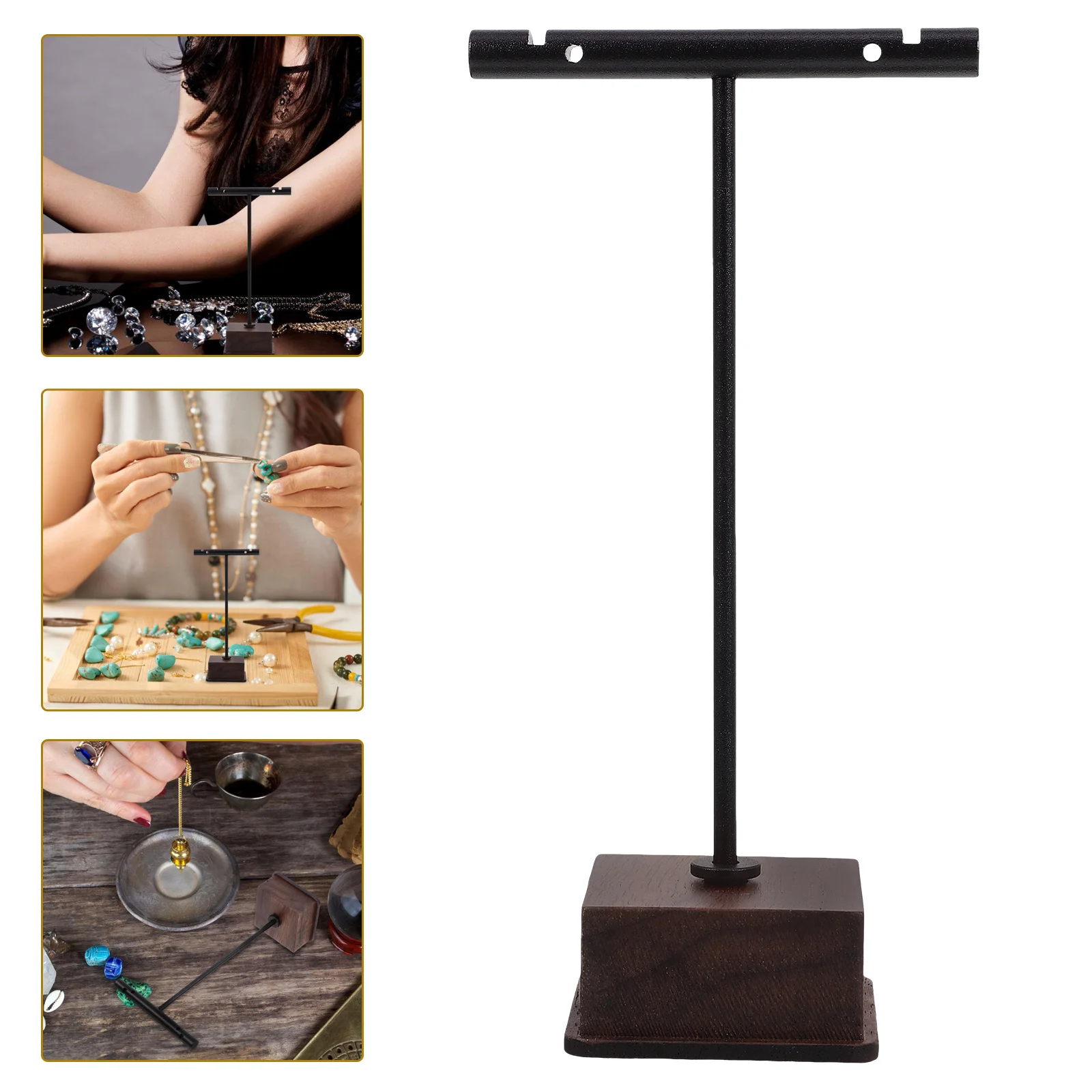 

Ожерелье-дисплей для женщин, стойка-органайзер для серег-браслетов, компактная подставка для комода, органайзер-держатель для ювелирных изделий