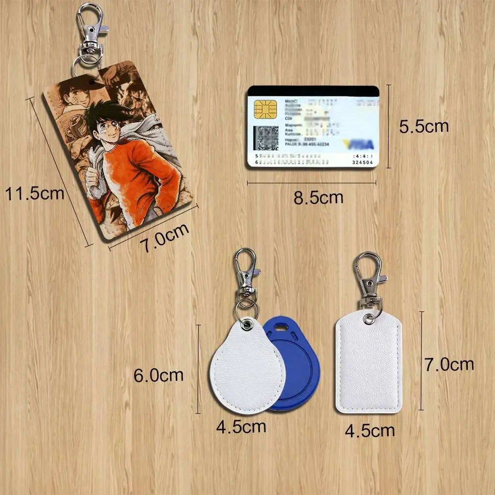 Ashita no Joe Tomorrows Rocky Joe Keychain Holder Suitable For Subway Bank Card Bus Card Case Badge Holder Wallet Card