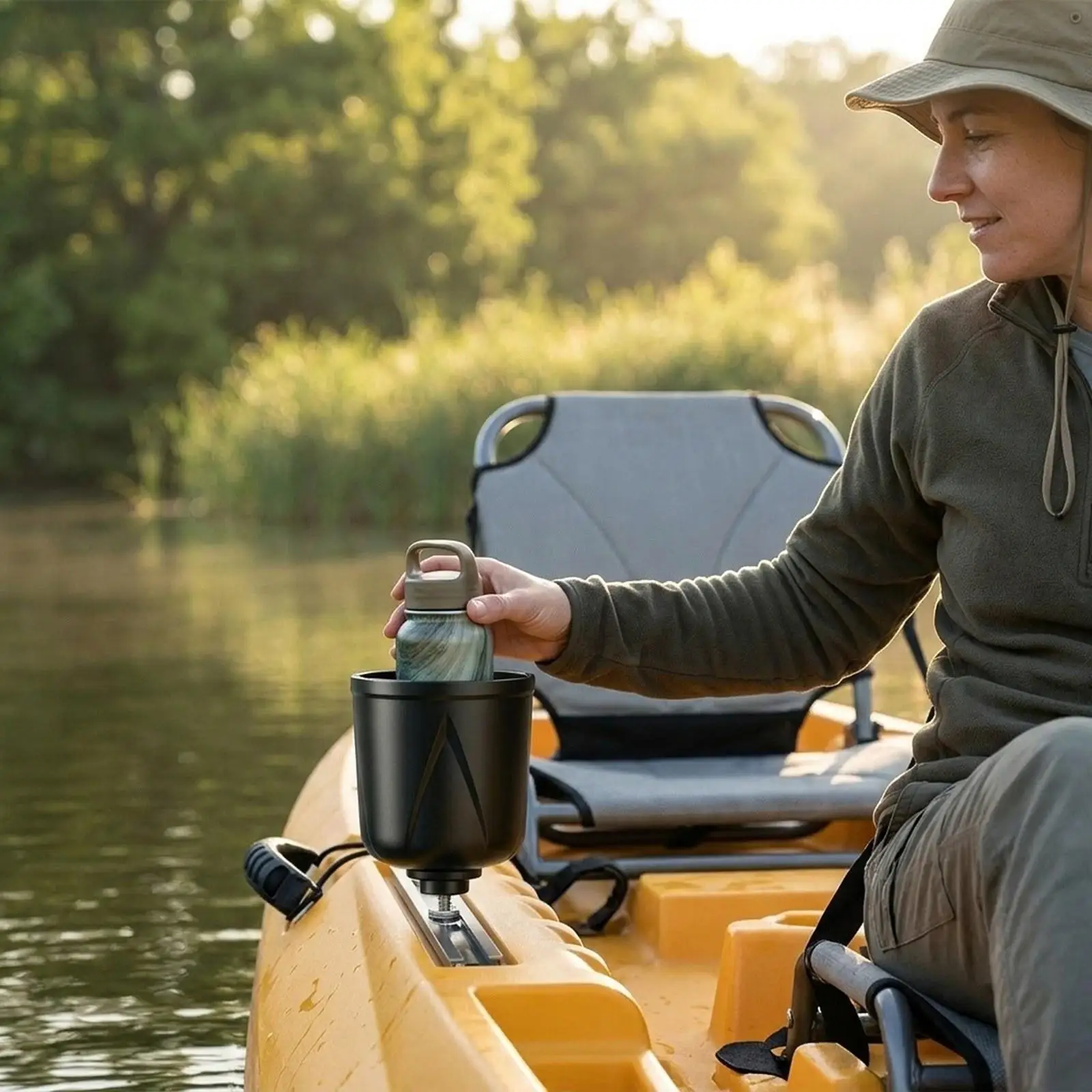 Kayak Cup Holder Phone Holder Lures Storage Multifunctional Cup Holder