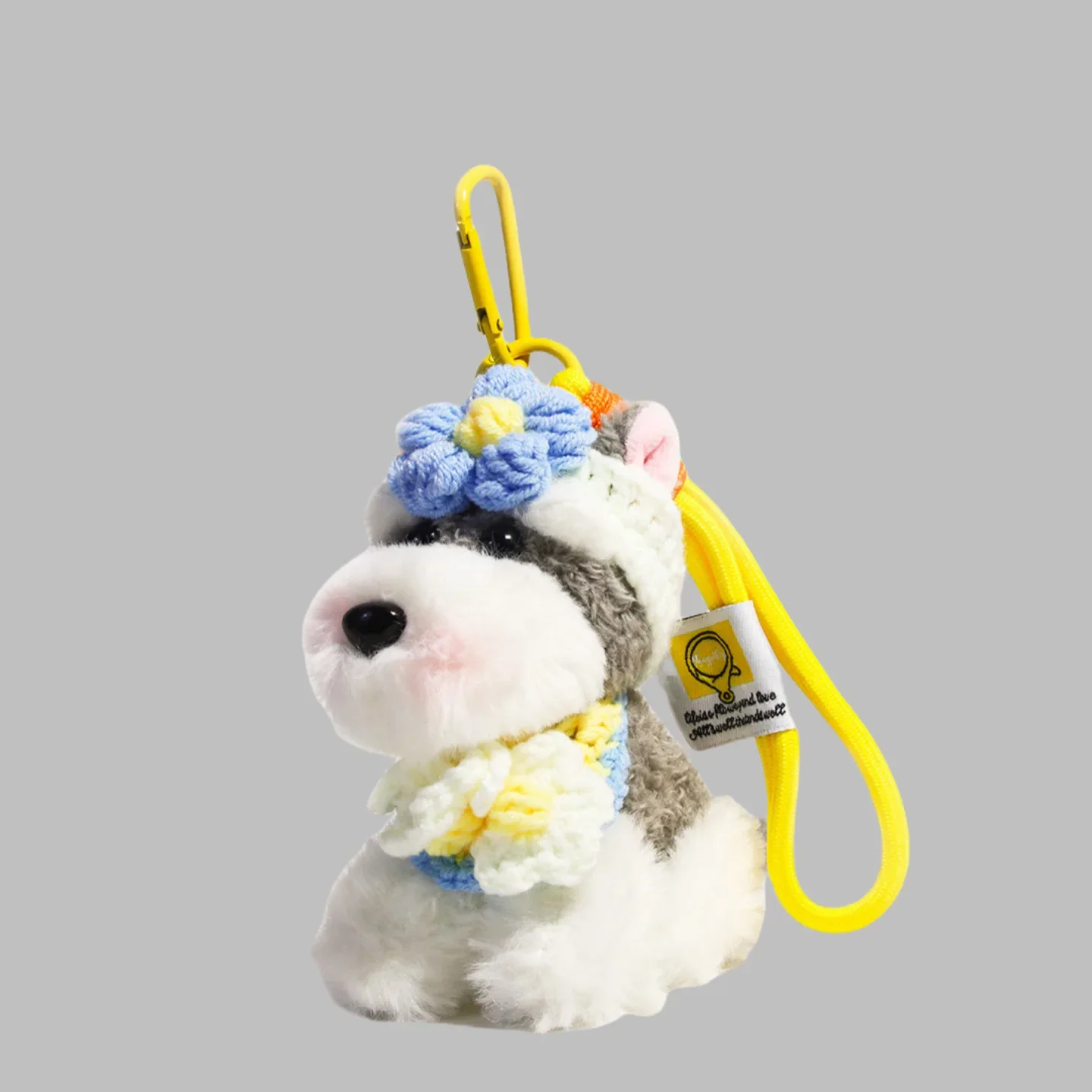 

1PC Trendy Plush Puppy Key Ring Metal Personalized Keychain Beer Can Kitchen Bar Tools Accessories Gift Wholesale