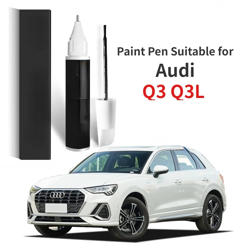 Paint Pen Suitable for Audi Q3 Q3L Paint Fixer Glacier White Cloud Gray Legend Black Special Q3 Car All Products Paint Repair