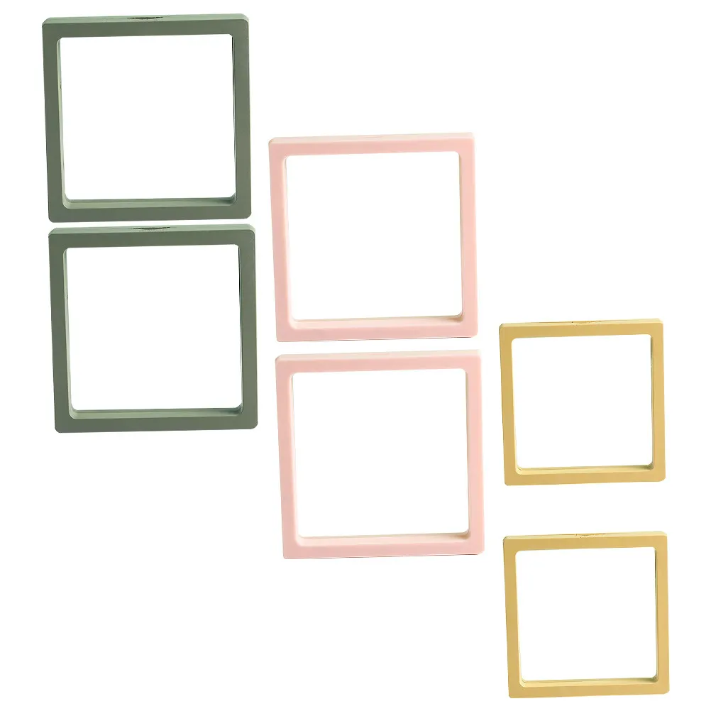 

6Pcs Anti-Oxidation Jewelry Display Box High Quality Sturdy Non-Slip Design for Rings Earrings Necklaces Bracelets Storage