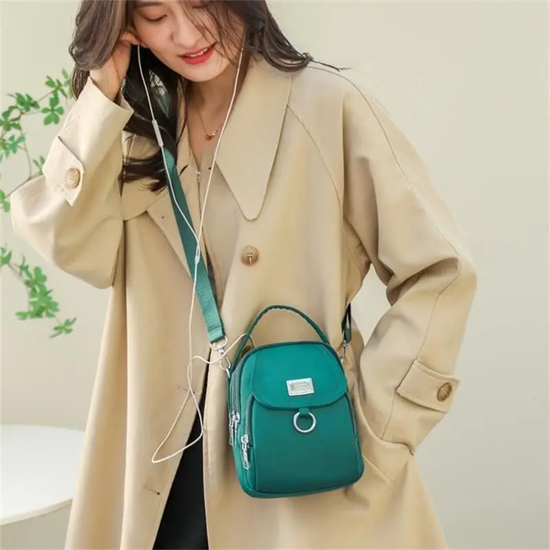 Waterproof Women Elegant Oxford Messenger Bags Simple for Work Women Crossbody Bag Large Capacity Multi-layer Shoulder Bag