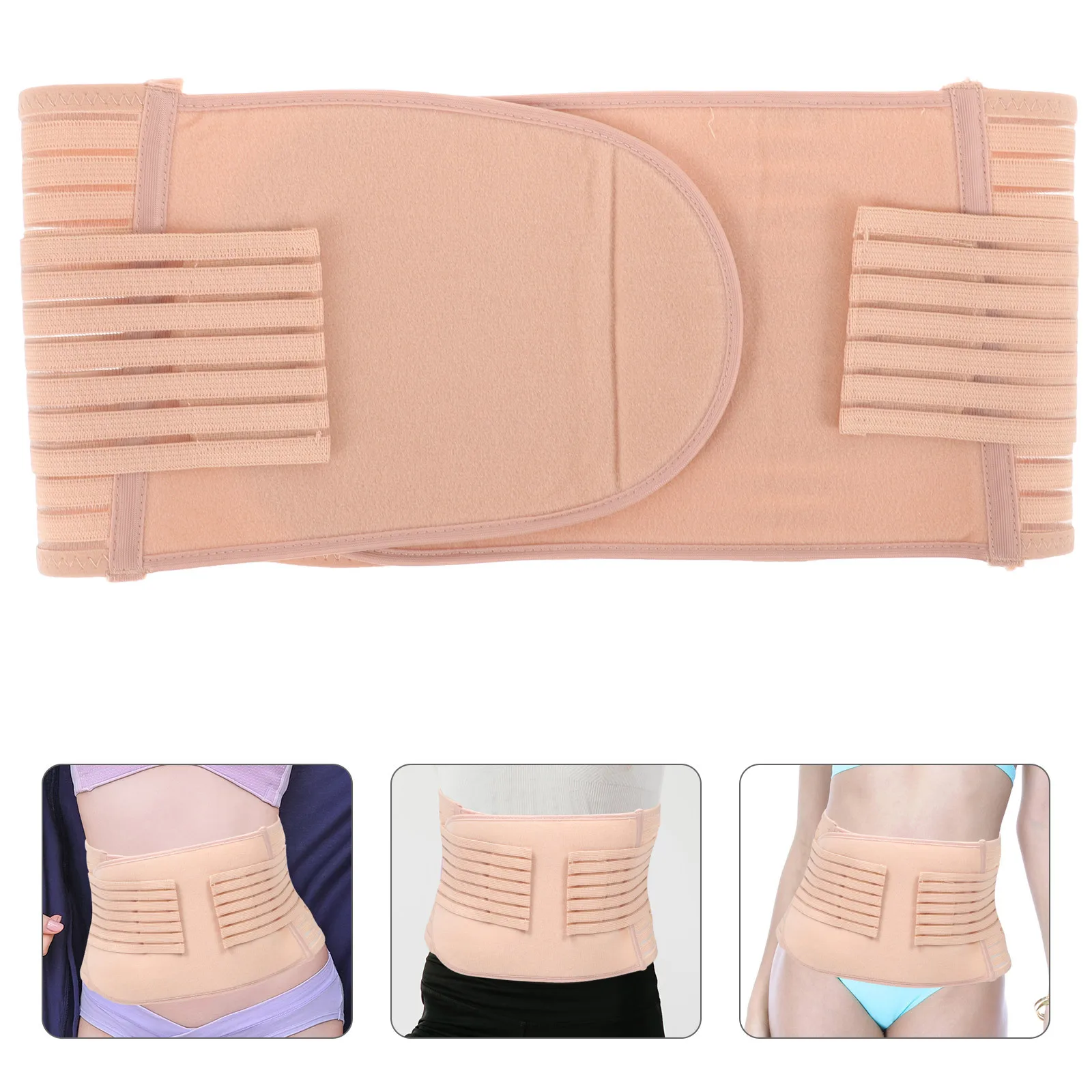

Polyester Postpartum Belt Breathable Abdominal Binder Professional Postpartum Band Belly Wrap Recovery Body Shaping