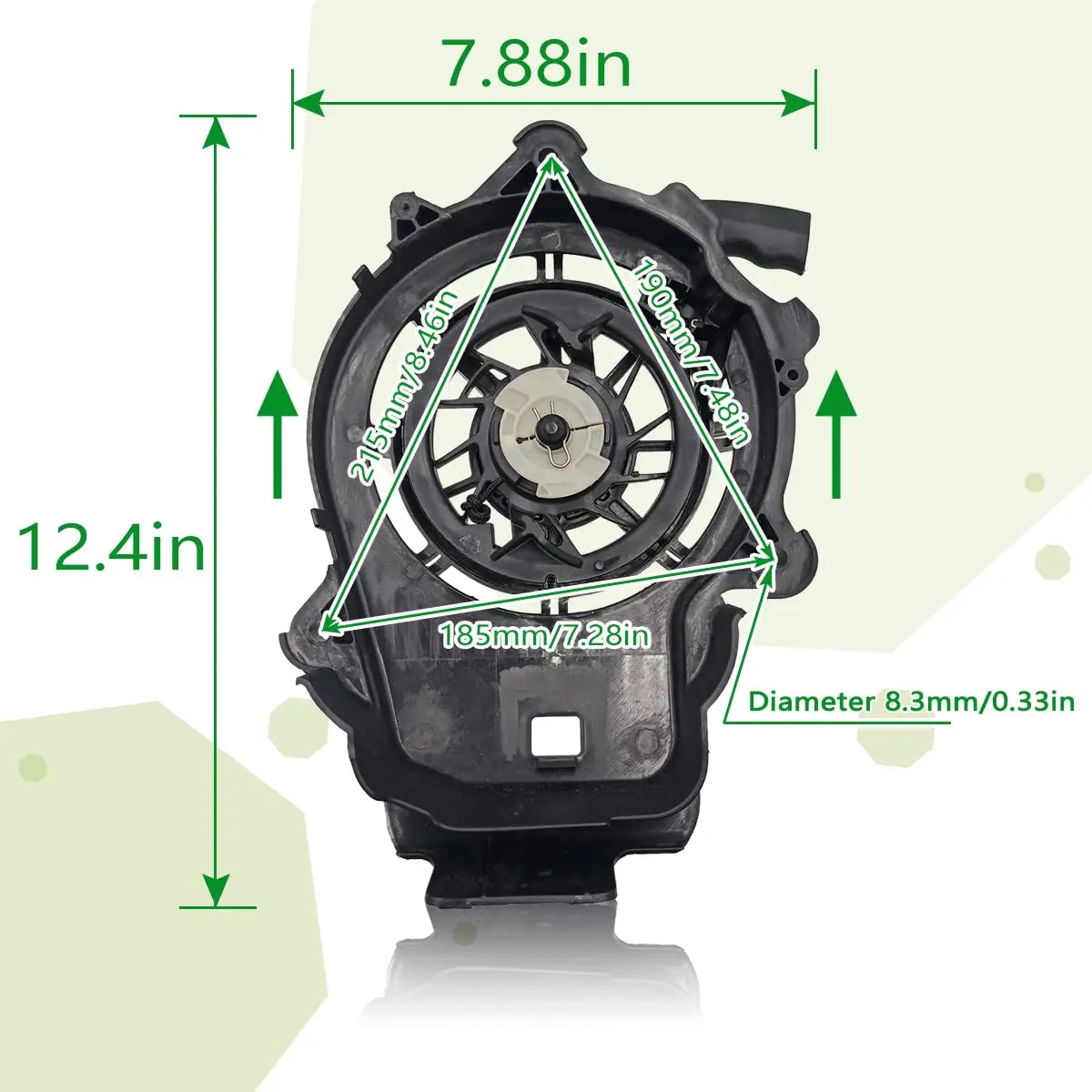 

594062 Recoil Starter Pull Start for Lawn Mower, Fits 093J02 103M02 103M05 103M0B 104M02 Engines